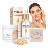 Cuidado Facial Serum White Rice + Exfoliante + Jabón Arroz F Momento De Aplicación Día/noche Tipo De Piel Todo Tipo De Piel