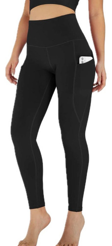 Leggins Deportivo Casual Licra Mallas Gym Bolsa Celular G