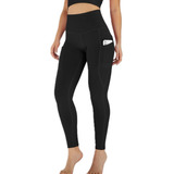 Leggins Deportivo Casual Licra Mallas Gym Bolsa Celular G