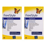 100 Tiras / Cintas Reactivas Abbott Freestyle Optium Y Libre