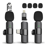 Tutglobal Mini Micrófono Lavalier Inalámbrico Usb Tipo C Y L