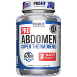 Pro Abdomen Super Termogênico 420mg Cafeína 60caps  Profit