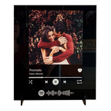 Cuadro Spotify Decorativo Negro Regalo Personalizado 