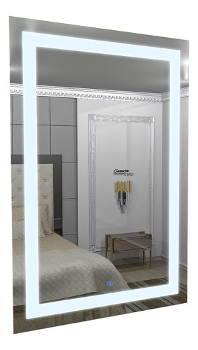 Espelho Para Banheiro Com Led Ajustavel 0,90 X 0,60cm