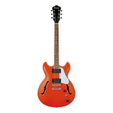 Guitarra Elétrica Ibanez As Artcore As63 Semi Hollow De  Sapele Twilight Orange Com Diapasão De Nogueira