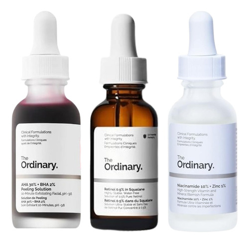 The Ordinary Retinol 0.5% + Niacinamida + Aha Peeling