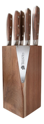 Cepo Set Cuchillos Trento Origin Acacia 5 P Chef Profesional