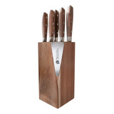 Cepo Set Cuchillos Trento Origin Acacia 5 P Chef Profesional