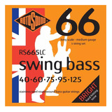 Encordado Bajo 5 Cuerdas 040 Rotosound Rs665lc Swing Oferta