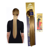 Coleta De Cabello Casa Blanca Lisa 18 Fibra Natural Color #rich Blonde