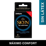 Lifestyle Skin Preservativos Extra Lubricate 6un