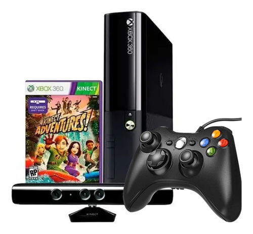 Video Game - Xbox 360 Ultra Slim-c/ Kinect +jogo Adventures