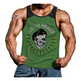 Musculosa Fitness Training Gym Special Soldier Genetic