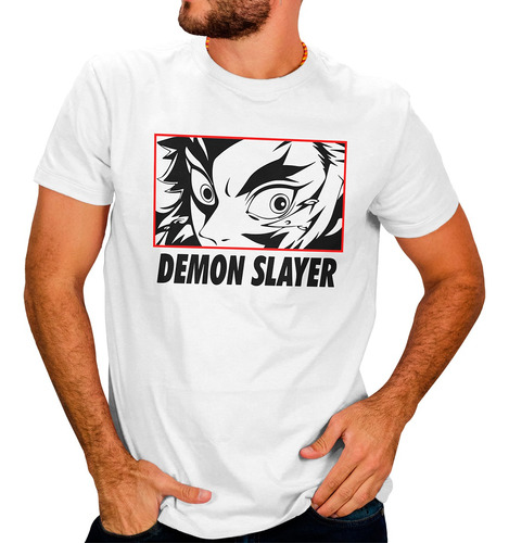 Playera Kyojuro Rengoku Anime Demon Slayer Para Hombre #53