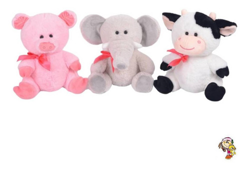 Vaca De Peluche Elefante Chancho De Peluche Importado 