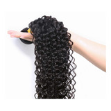 Cabello Humano Virgen Rizado Brasileño, Rizado, 60 Cm