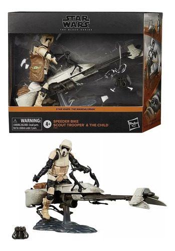 Star Wars Black Series Mandalorian Speeder Bike & The Child 