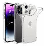 Funda Tpu Reforzada Para iPhone + Vidrio Templado 9d