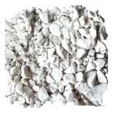 Piedra Partida Blanca Marmol Grande 25kg. 