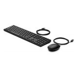 Kit Teclado Mouse Alambrico Hp Slim 320mk Pro Usb Español