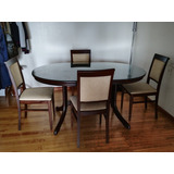 Juego Mesa Comedor Trampa Michael Thonet+4sillas. No Envío.