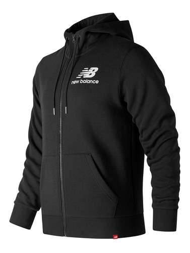 Campera Hombre New Balance Essentials Brush Hoodie Mj83513