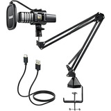 Tonor Kit De Micrófono Usb, Pc Podcast Recording Cardioid En