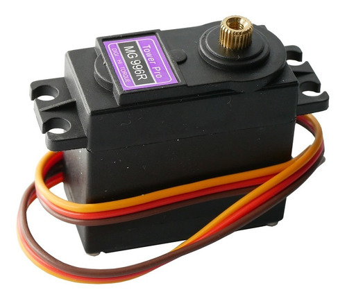 Servo Mg996r Digital Motor Con Accesorios 10kg Torque Metal