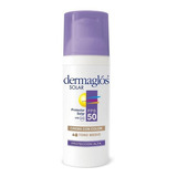 Dermaglos Protector Solar Facial Fps 50 Color Tono Medio 50g