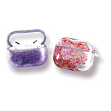 Funda Prote Para AirPods Pro Glitter Rosa Ultra Resistente