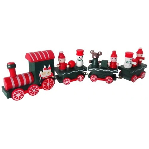 Tren Navideño De Madera Adorno Decoracion Navidad - Sheshu 