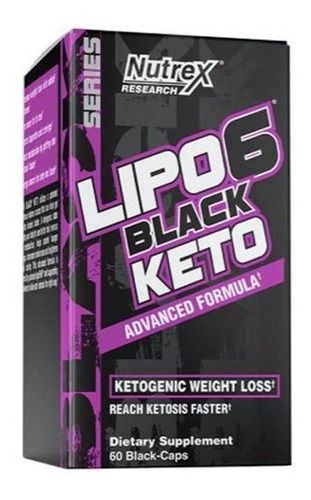 Nutrex Keto Lipo 6 Black 60 Capsulas