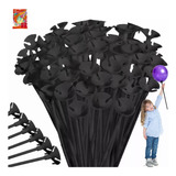 100pcs Porta Globos Paquete Espesar Con Varas Copas+globos