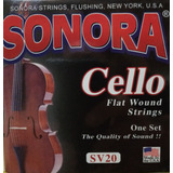 Set De Cuerdas Violoncello Sonora Sv20 Made In Usa 
