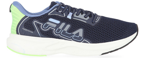 Zapatillas Running Fila Racer Wings En Azul Y Verde | Dexter