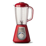 Liquidificador Cellini Super Blender 1000w - 4 Velocidades Cor Vermelho Voltagem 127v