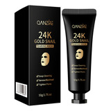 Máscara Exfoliante En Lámina De Oro K De 24 Quilates, Máscar