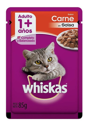 Whiskas Pouch Adulto Carne