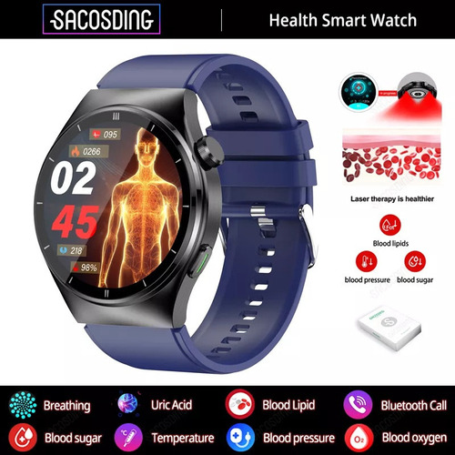 Relógios Médicos Homens Smartwatch Açúcar No Sangue