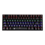 Teclado Mecánico Gamer 60% Huo Ji, Retroiluminado, 81 Teclas