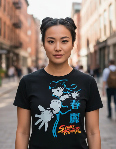 Playera Sublimada Street Fighter Chun-li