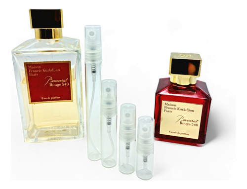 10 Ml En Decant De Baccarat Rouge 540 Edp Y Extrait Parfum