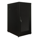 Rack De Piso 12us X 870mm X 19  Fechado Cor Preta