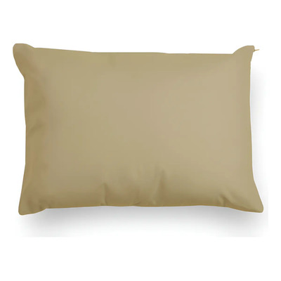 4 Funda Para Almohada Hotelera Con Cierre Microfibra Standar Color Beige Lisa | MercadoLibre