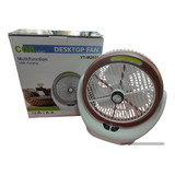 Ventilador Recargable Con Luz Led Yt-m2031