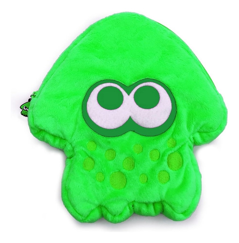 Estuche Hori Squid Plush Pouch Splatoon2 Green