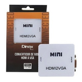 Adaptador Covertidor Hdmi A Vga, Incluye Cable Usb De Carga