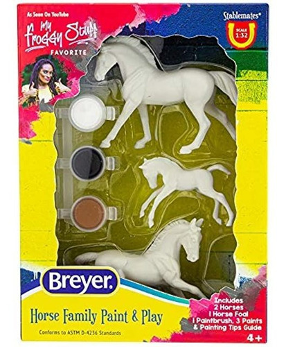 Breyer Horses Stablemates - Juego De Pintura Familiar De Ca