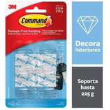 Percha Autoadhesiva Transparente Mini 3m Command 17006