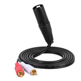 Cable De Audio, Conector, Divisor Rca De 5 M. Estéreo Macho